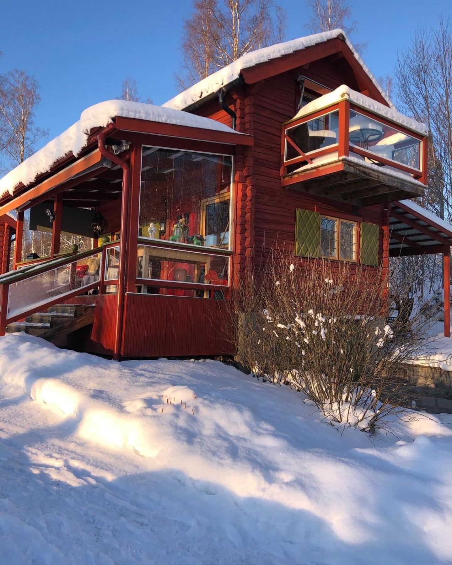Mysigt Boende I Raettvik Med Utsikt Oever Siljan Exterior photo